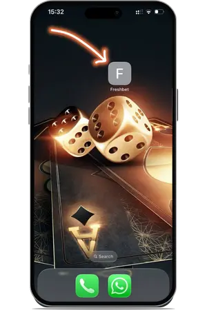 Freshbet icon iPhone home screen