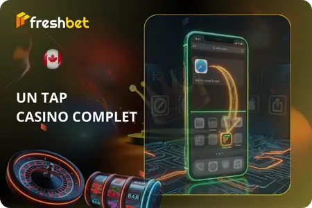 Freshbet PWA Safari ajout écran accueil iPhone